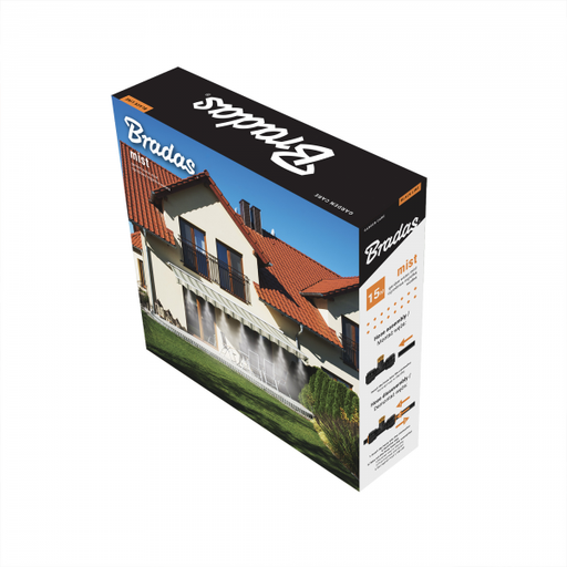 Garden Water Mist Kit, Black/Orange, 15m - Home & Garden > Lawn & Garden > Watering & Irrigation Garden watering