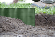 Wavy Plastic Garden Lawn Edging, H=25CM, L=9M, Green - Home & Garden Garden tools & Accesories