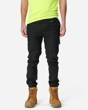 Elwood Men's Elastic Waist Cuffed Trouser - Apparel & Accessories > Clothing > Pants Trousers