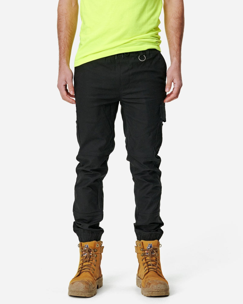 Elwood Men's Elastic Waist Cuffed Trouser - Apparel & Accessories > Clothing > Pants Trousers