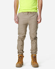 Elwood Men's Elastic Waist Cuffed Trouser - Apparel & Accessories > Clothing > Pants Trousers