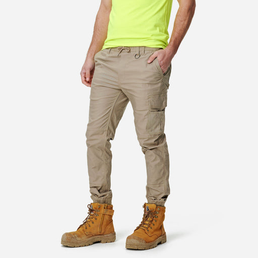 Elwood Men's Elastic Waist Cuffed Trouser - Apparel & Accessories > Clothing > Pants Trousers