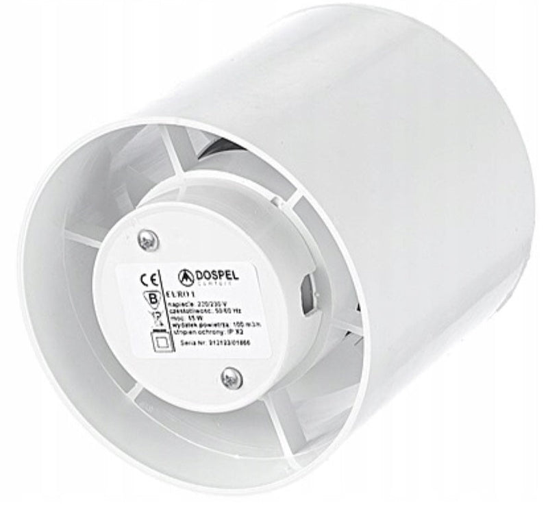 Euro 3 In Line Bathroom Fan 150mm - Home & Garden > Household Appliances > Climate Control Appliances > Fans > Ventilation Fans