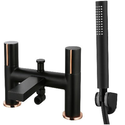Velar Black Bath Filler Mixer Tap - Bathrooms