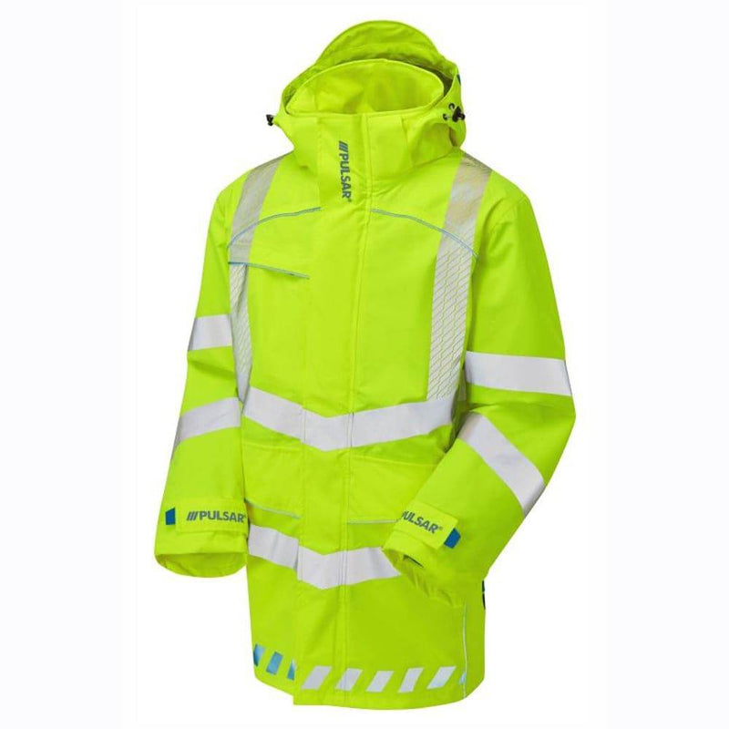 PULSAR EVO100 Evolution Waterproof Storm Coat 3 Layer Yellow - WATERPROOF JACKETS & SUITS