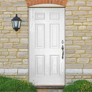 Colonial White GRP Pre-Finished 6 Panel External Door - All Sizes - Doors