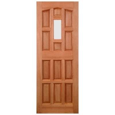 Elizabethan Hardwood Dowelled 1 Unglazed Light Panel External Door - All Sizes - Doors