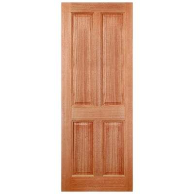 Colonial Hardwood M&T 4 Panel External Door - All Sizes - Doors