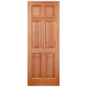 Colonial Hardwood M&T 6 Panel External Door - 2135mm x 915mm -