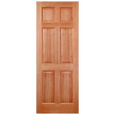 Colonial Hardwood M&T 6 Panel External Door - 1981mm x 915mm -