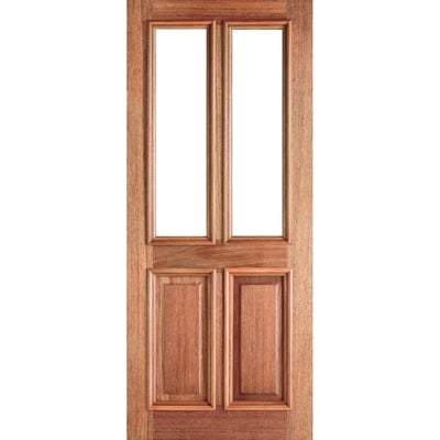 Derby Hardwood M&T 2 Unglazed Light Panels External Door - 1981mm x 838mm -
