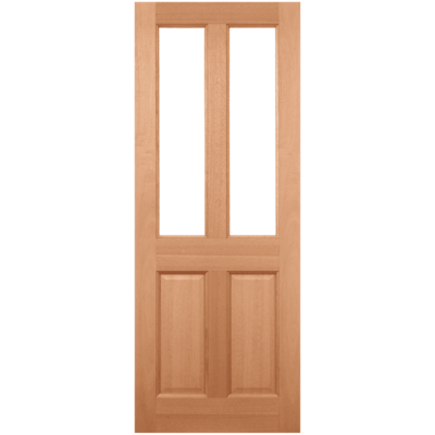 Malton Hardwood M&T 2 Double Glazed Clear Light Panels External Doors - All Sizes - Doors