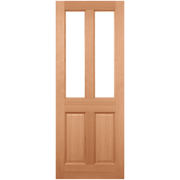 Malton Hardwood M&T 2 Double Glazed Clear Light Panels External Doors - 2032mm x 813mm -