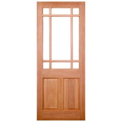 Warwick Hardwood M&T 9 Unglazed Light Panels External Door - 1981mm x 762mm -