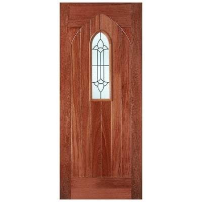 Westminster Hardwood M&T 1 Double Glazed Lead Light Panel External Door - 1981mm x 762mm -