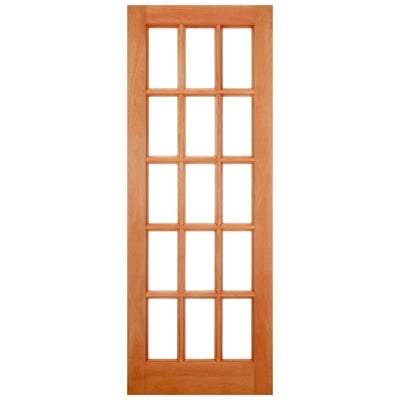 SA Hardwood Dowelled 15 Unglazed Light Panels External Door - All Sizes - Doors