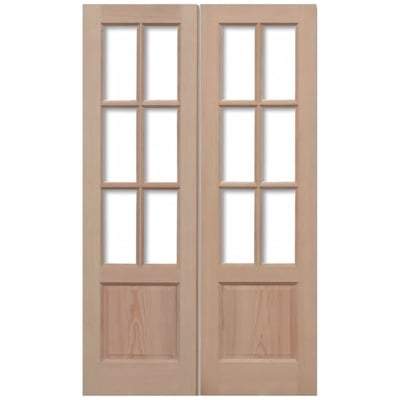 Hemlock GTP2P 12 Unglazed Light Panels Pair External Doors - 1981mm x 915mm -