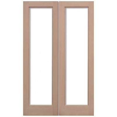 Hemlock Pattern 10 - 2 Unglazed Light Panel Pair External Doors - All Sizes - Doors