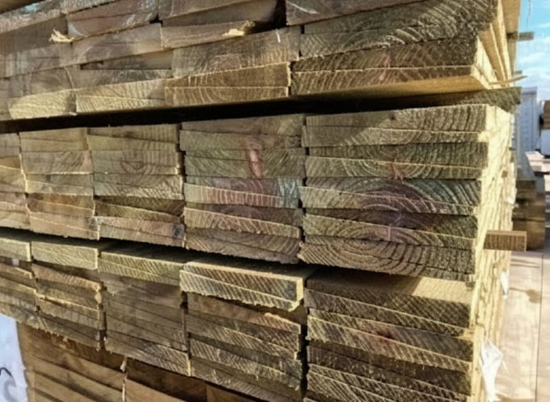EXTRA THICK Featheredge Barn Style Cladding 175 x 32 x 4800mm (7 inch) - £9.99 Inc Vat - Home & Garden > Lawn & Garden > Outdoor Living > Outdoor Structures > Sheds, Garages & Carports Featheredge Cladding