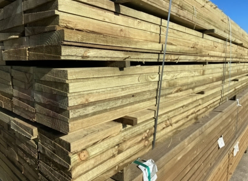 EXTRA THICK Featheredge Barn Style Cladding 175 x 32 x 4800mm (7 inch) - £9.99 Inc Vat - Home & Garden > Lawn & Garden > Outdoor Living > Outdoor Structures > Sheds, Garages & Carports Featheredge Cladding