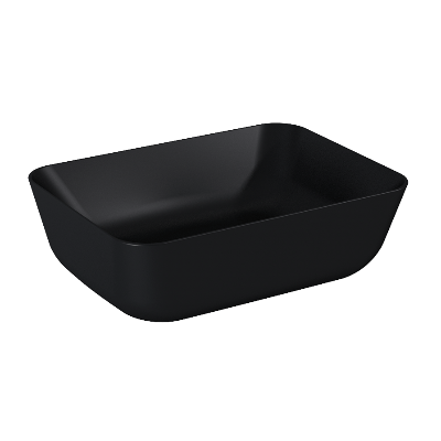 Aquatrend 460mm Countertop Rectangular Basin inc Waste - All Colours - Bathrooms