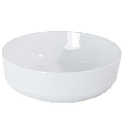 Aquatrend 420mm Countertop Round Basin inc Waste - All Colours - Bathrooms