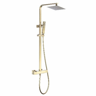 Plaza Thermostatic Shower Column - Bathrooms