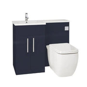 Aquatrend Petite WC Unit, Base Unit & Basin - All Colours - Bathrooms