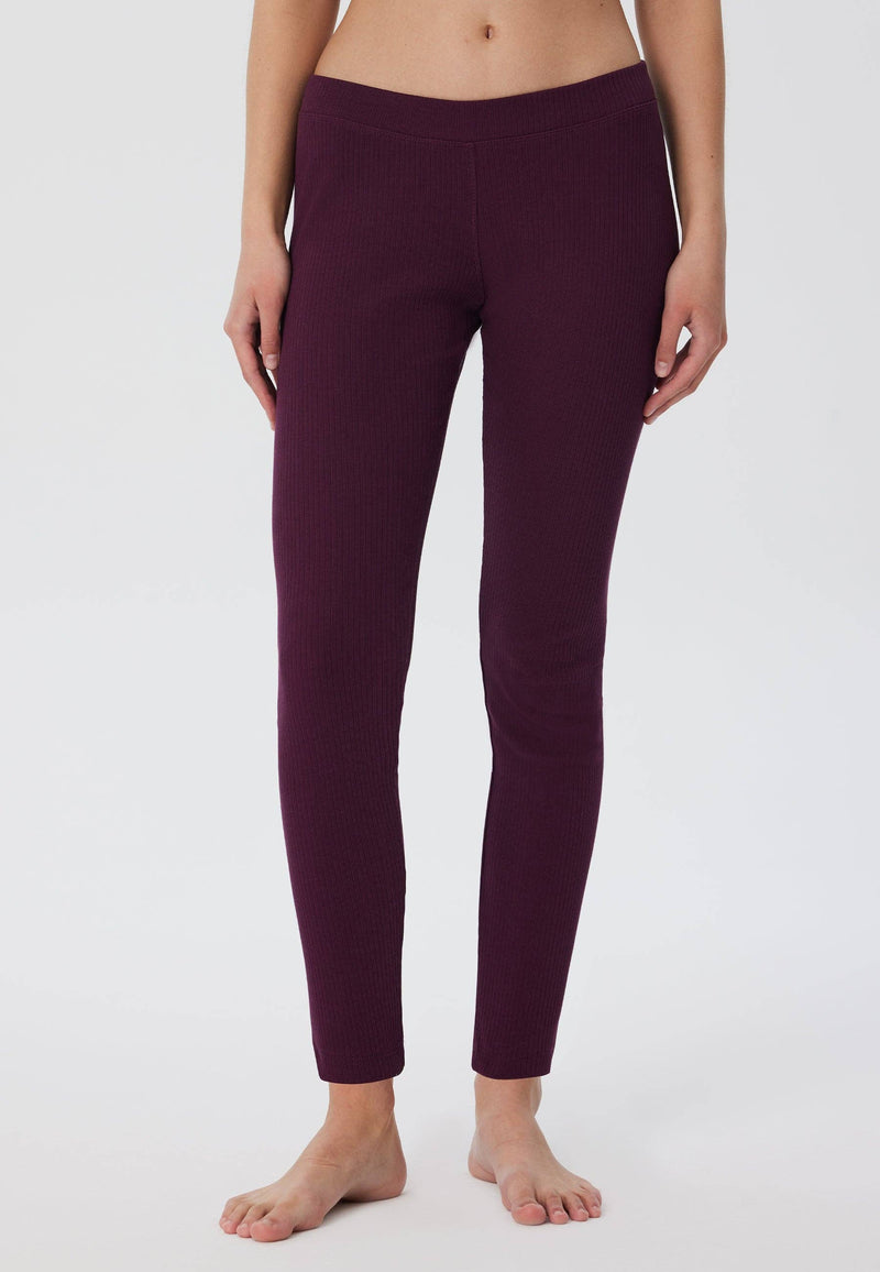 Organic Womens Ribbed Comfy Work Leggings - Sustainable Workwear Range