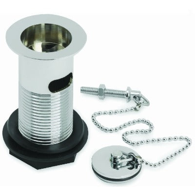 Classic Ball & Chain Chrome Bath Waste - Bathrooms