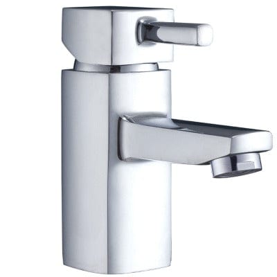 Cubix Chrome Basin Mixer w/ Click-Clack Waste - All Sizes - Bathrooms