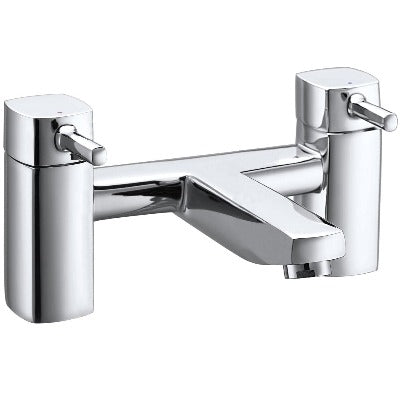 Cubix Chrome Bath Filler - Bathrooms