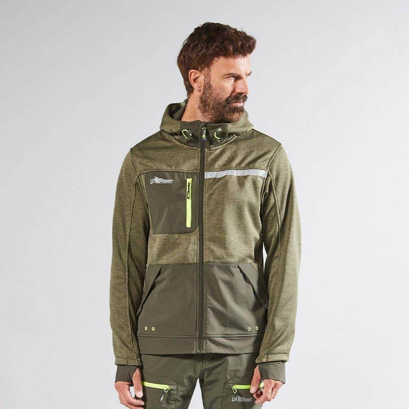 U-POWER GALAXY ZIPPED HOODED SWEATSHIRT - SWEATSHIRTS