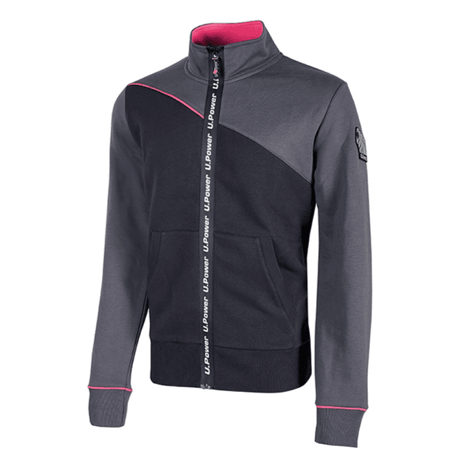 U-POWER URANUS WOMENS SWEATSHIRT WITH ZIP - WOMENS SWEATSHIRTS