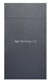 Fenton Painted (Laser Edged) Slab Carbon Grey- Replacement Kitchen Doors SAMPLE PRODUCTS -