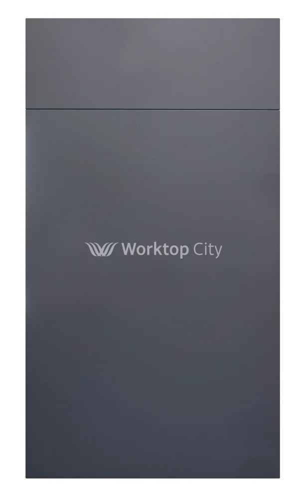 Fenton Painted (Laser Edged) Slab Carbon Grey- Replacement Kitchen Doors SAMPLE PRODUCTS -