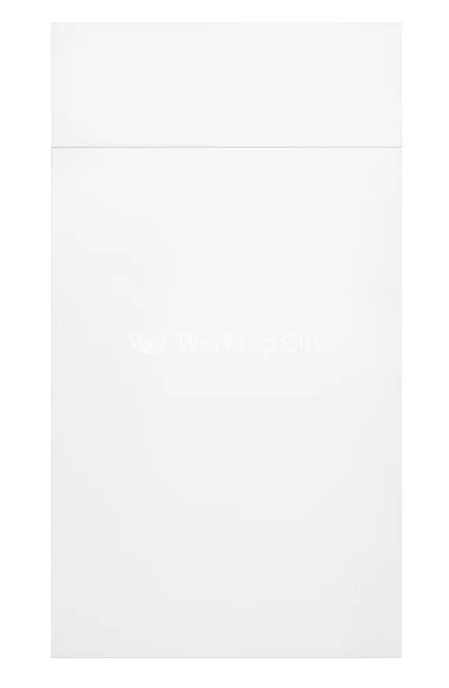 Fenton Painted (Laser Edged) Slab White- Replacement Kitchen Doors SAMPLE PRODUCTS -
