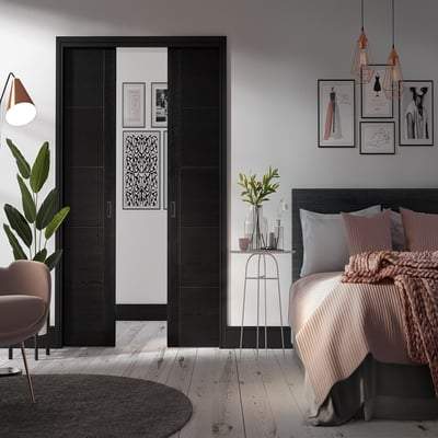 Flusso Pocket Door Double Set Interior Door - All Sizes - Doors
