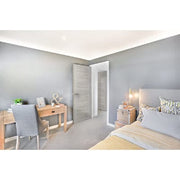 White Grey Laminate Forli Door -