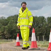 Fort Air Reflex Waterproof Breathable Hi-Vis Safety Jacket - HI-VIS JACKETS & COATS