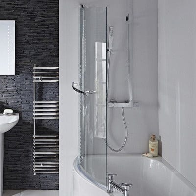 Compact P Bath Screen - 1500 x 800mm - Bathrooms