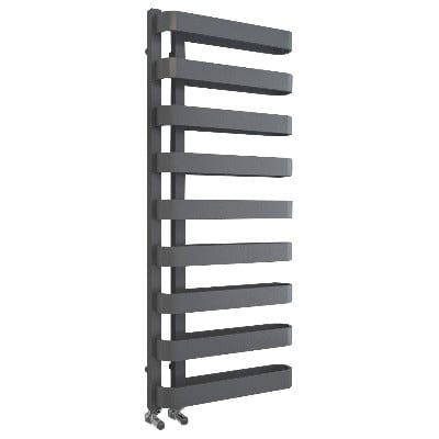 Loop 1300 x 500mm Anthracite Towel Rail - Bathrooms