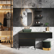 Sharon Oval LED Mirror - 520 x 920mm - Bathrooms