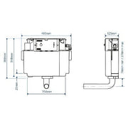 Concealed Cistern with Side Inlet - Bathrooms