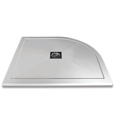 Slimline Offset Quadrant Shower Tray - All Sizes - Home & Garden > Bathroom Accessories Bathrooms