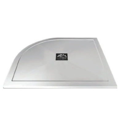 Slimline Offset Quadrant Shower Tray - All Sizes - Home & Garden > Bathroom Accessories Bathrooms