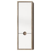 Kompass Tall Unit Oak/White - 300 x 250 x 960mm - Bathrooms