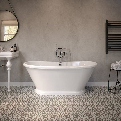 Empire Freestanding Double Ended Bath - 1655 x 750mm - Bathrooms