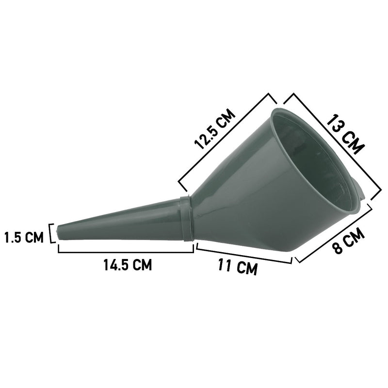 Angled Car Fuel Funnel with Filter, Gray - Vehicles & Parts > Vehicle Parts & Accessories CAR