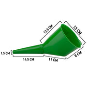 Angled Car Fuel Funnel with Filter, Green - Vehicles & Parts > Vehicle Parts & Accessories CAR